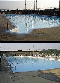 Private pool party courtesy of MCPARC